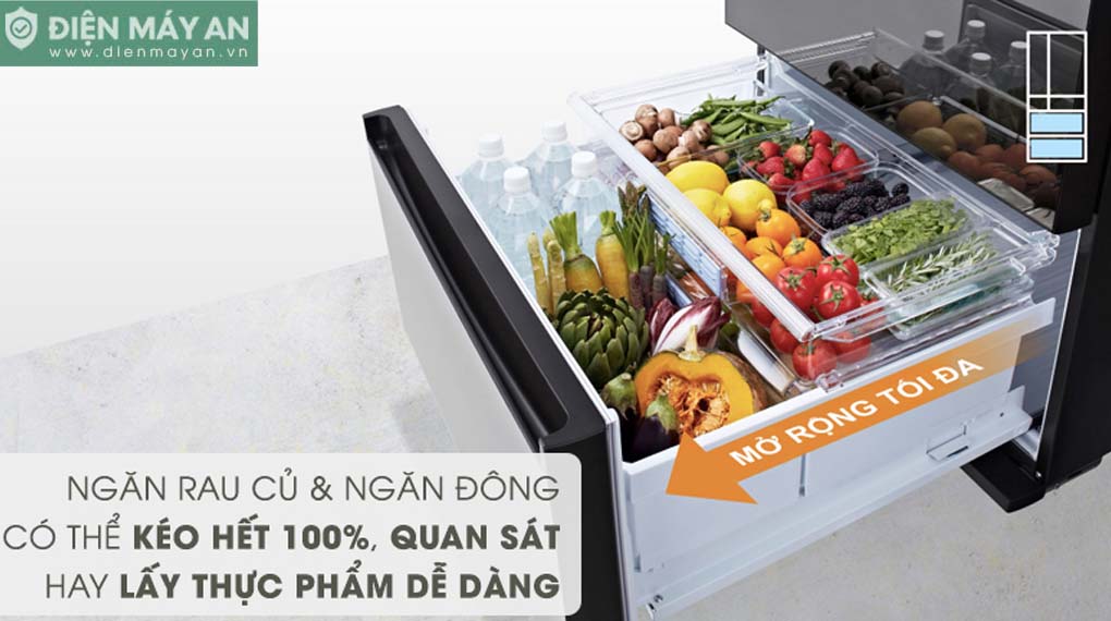 Tủ lạnh Panasonic Inverter 589 lít NR-F603GT-X2